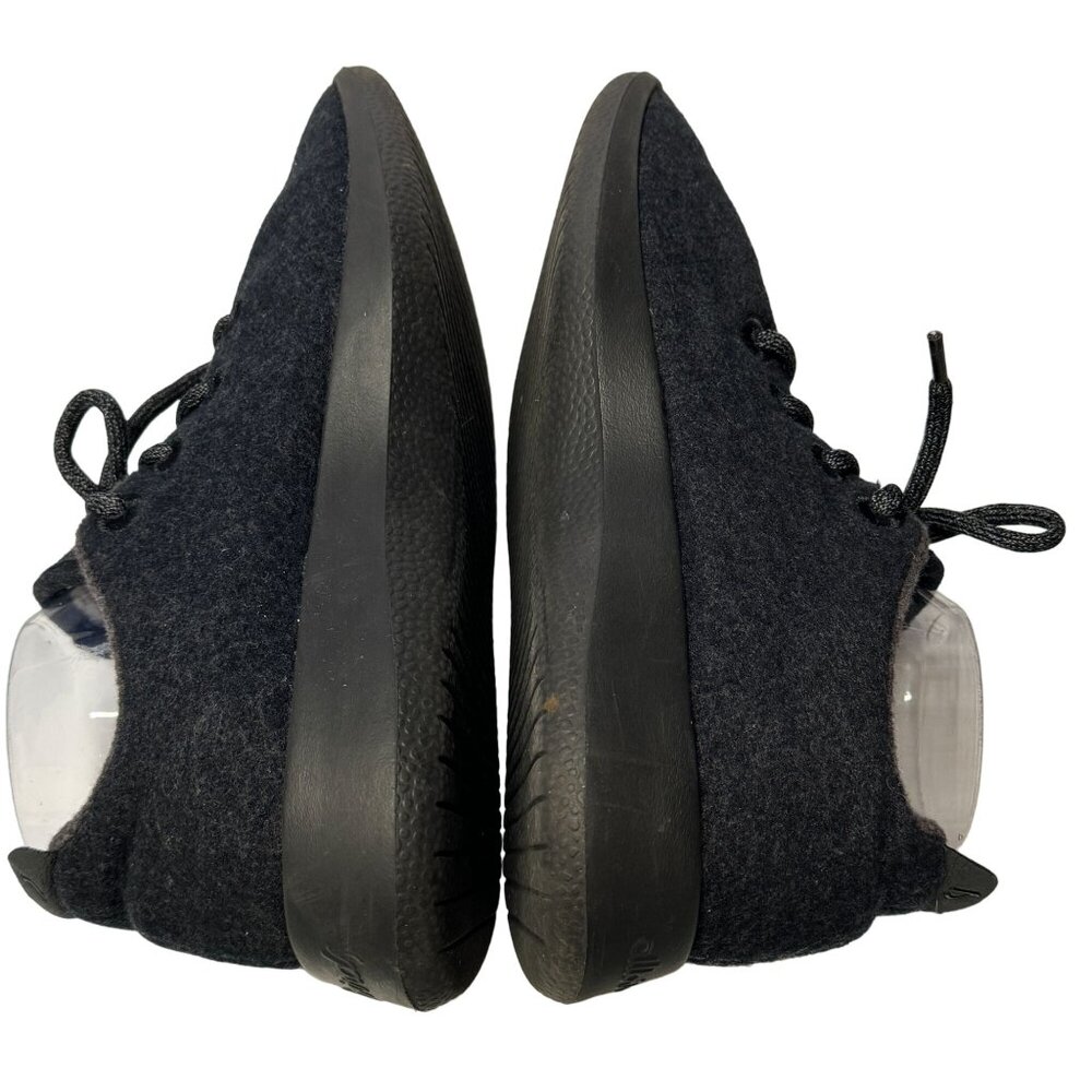 Allbirds Wool Runners Sneaker Mens Size 9 Black Merino Wool Low Top Shoes - Picture 7 of 15